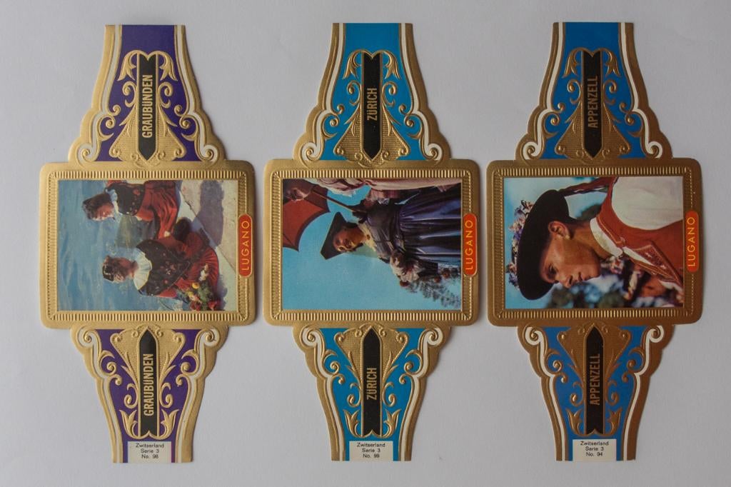 Sigarenbandjes, Enlèvement, Utilisé, Bagues de cigare