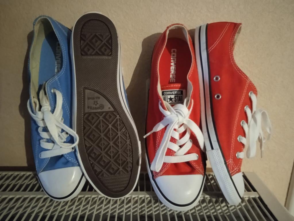Converse all star blauw M40, rood M40.5 bruine Skechers M4, Ophalen of Verzenden, Nieuw, Schoenen