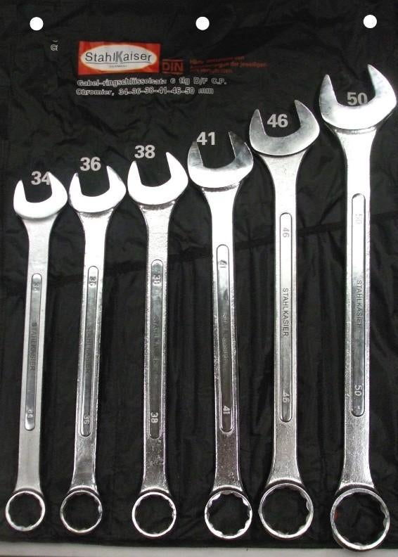 Stahlkaiser Ring-steekset 6-dlg. 34-50 mm, CV. Nieuw!!!, Ophalen of Verzenden, Nieuw