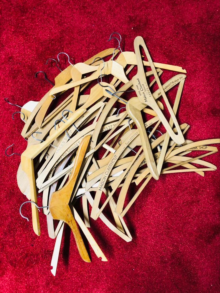 Cintres en bois vintage, Vêtements | Femmes, Cintres, Enlèvement ou Envoi, Utilisé, Bois