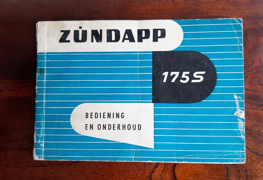Zundapp 175S bediening en onderhoudsboekje Nederlandstalig, Motoren, Ophalen of Verzenden, Overige merken