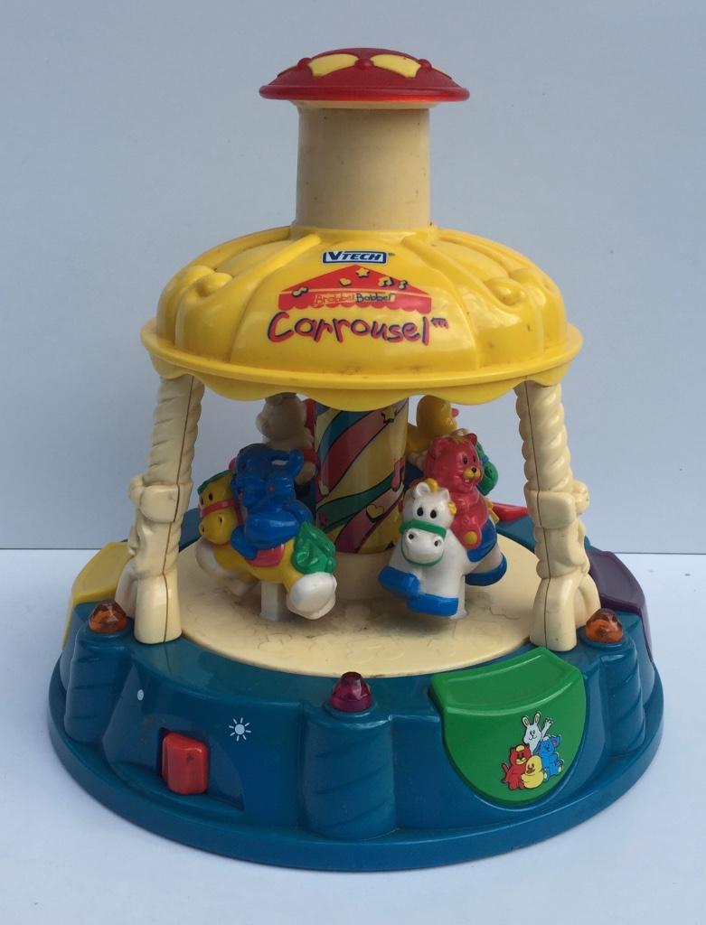 Vintage circa 1999 Vtech Carousel, fonctionne parfaitement, Enlèvement ou Envoi, Comme neuf, 0 à 6 mois