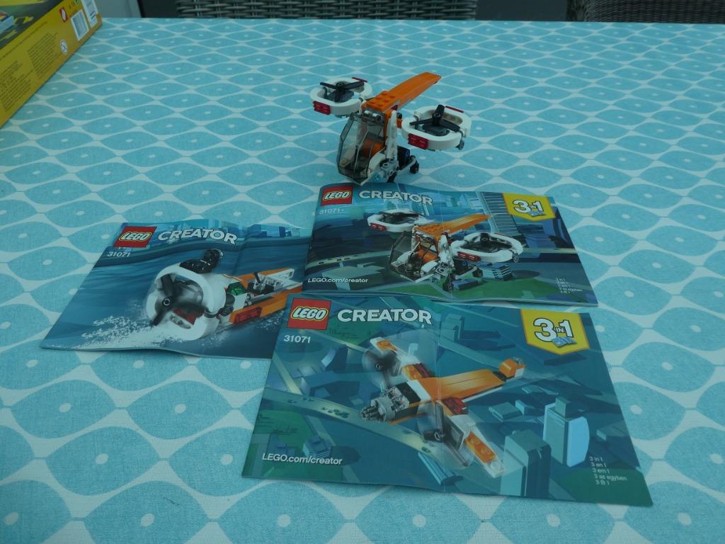 Lego Creator 31071 vliegtuigen, Ophalen, Gebruikt, Complete set, Lego