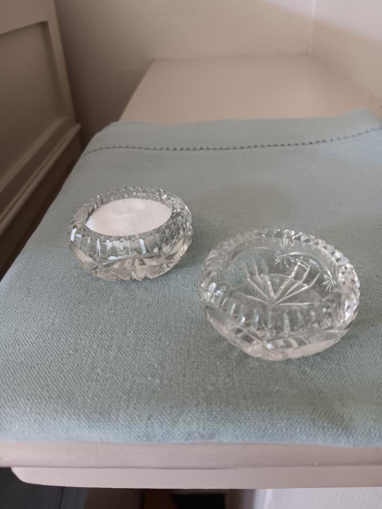 2 zoutvaatjes, Antiek en Kunst, Ophalen of Verzenden