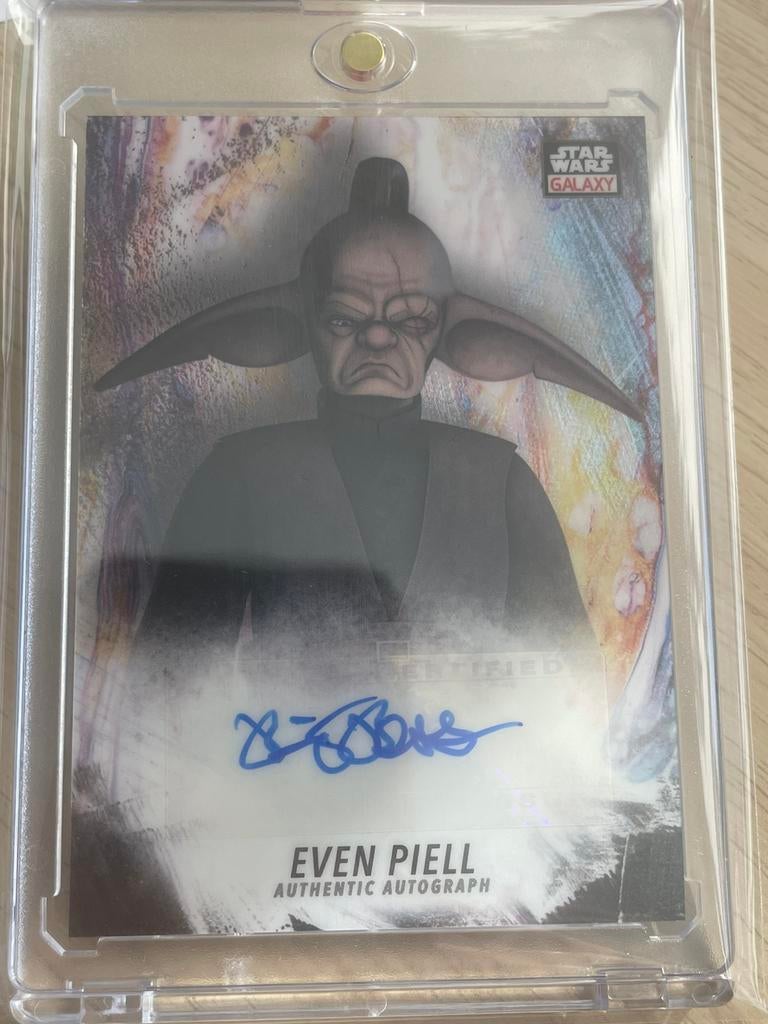 Topps star wars Even Piell auto, Ophalen of Verzenden, Nieuw, Plaatje