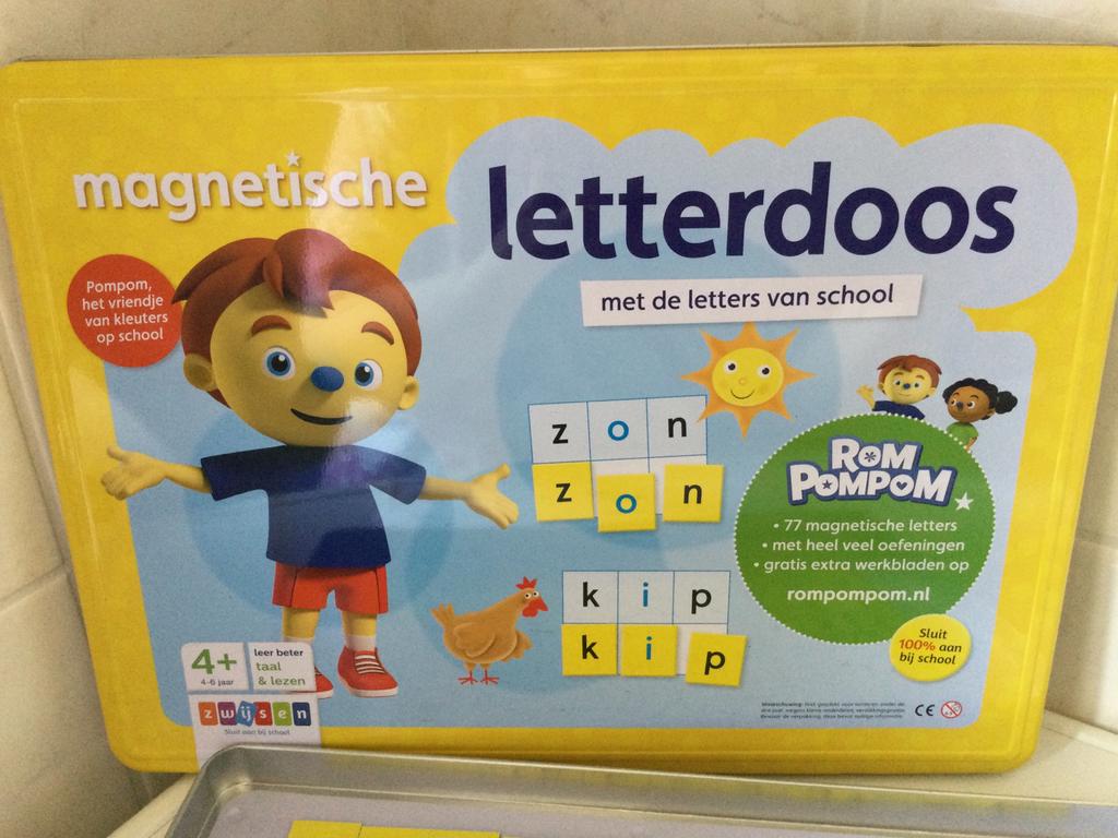 Magnetische letterdoos - Zwijsen - 4+ jaar, Ophalen of Verzenden, Zo goed als nieuw, Taal en Lezen