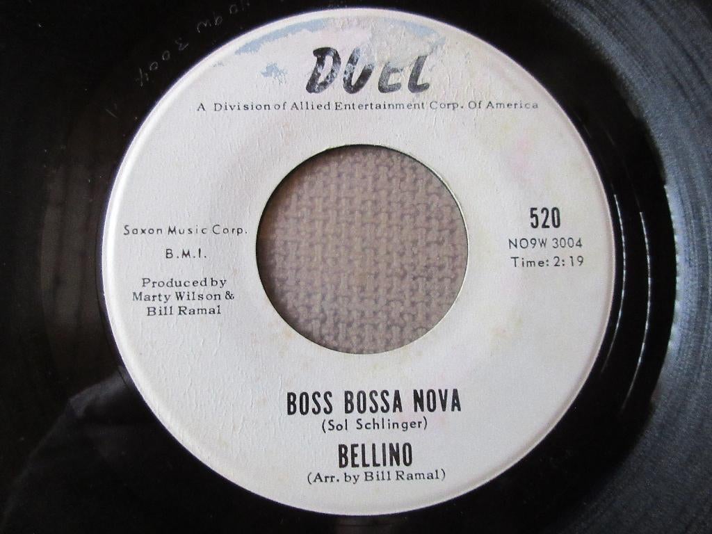 Bellino — Boss Bossa Nova / Boss Rock, Cd's en Dvd's, Vinyl Singles, Gebruikt, Single, R&B en Soul, 7 inch, Ophalen of Verzenden