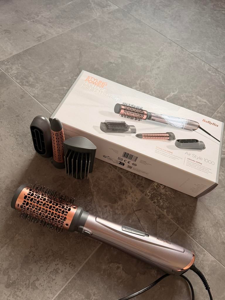 Babyliss airstyle föhnborstel, Ophalen of Verzenden, Zo goed als nieuw