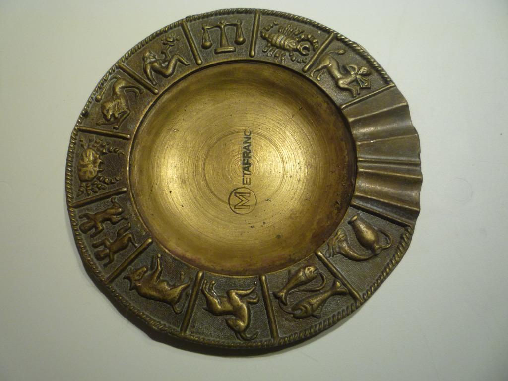 Cendrier coupelle en bronze, Antiquités & Art, Enlèvement ou Envoi, Bronze