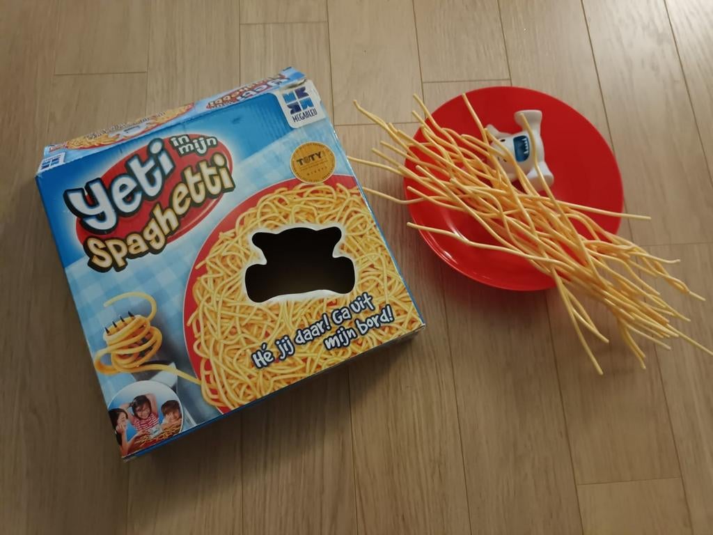 Yeti spaghetti gezelschapsspel, Ophalen of Verzenden, Gebruikt