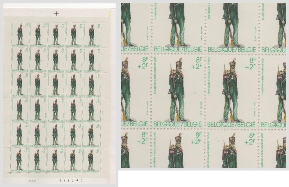 1983 Chasseur à pied, Envoi