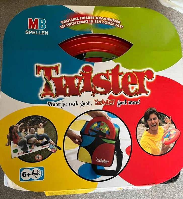 Twister nieuw reisspel in tas, Ophalen of Verzenden, Nieuw
