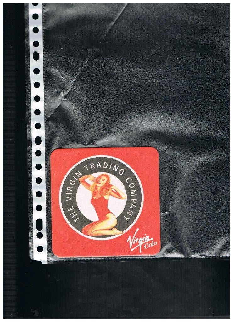 BIERVILTJE  VIRGIN  COLA, Verzamelen, Verzenden, Nieuw, Viltje(s)