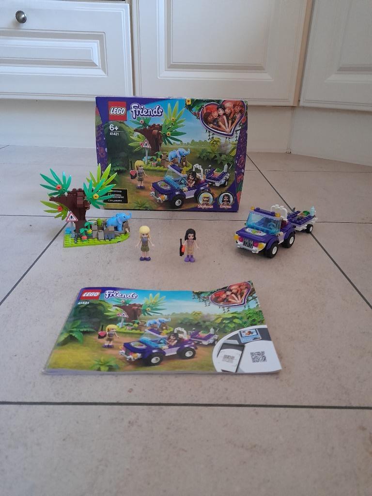 LEGO Friends Reddingsbasis Babyolifant in Jungle - 41421, Ophalen of Verzenden, Zo goed als nieuw, Complete set, Lego