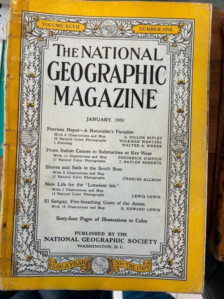Het National Geographic-tijdschrift 50 tot 1957, Boeken, Ophalen of Verzenden, Gelezen, Overige typen