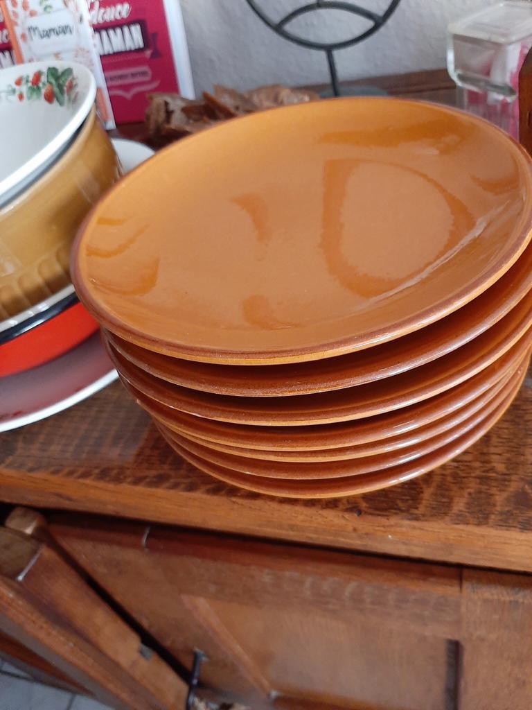 Service en grès brun, Antiquités & Art