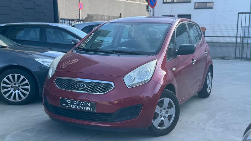 Kia Venga 1.4Benzine 152.xxxkm 2011/Airco,Bleutooth,Garantie, Voorwielaandrijving, Stof, Zwart, Parkeersensor