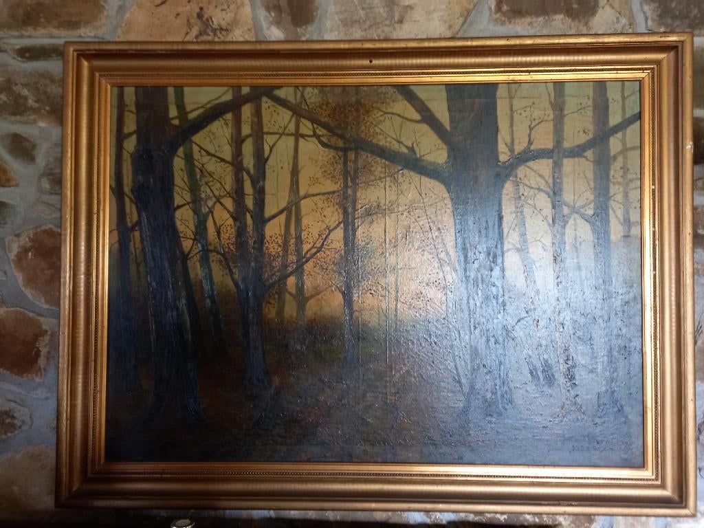 Tableau ancien 1888, Antiquités & Art, Art | Peinture | Classique, Enlèvement