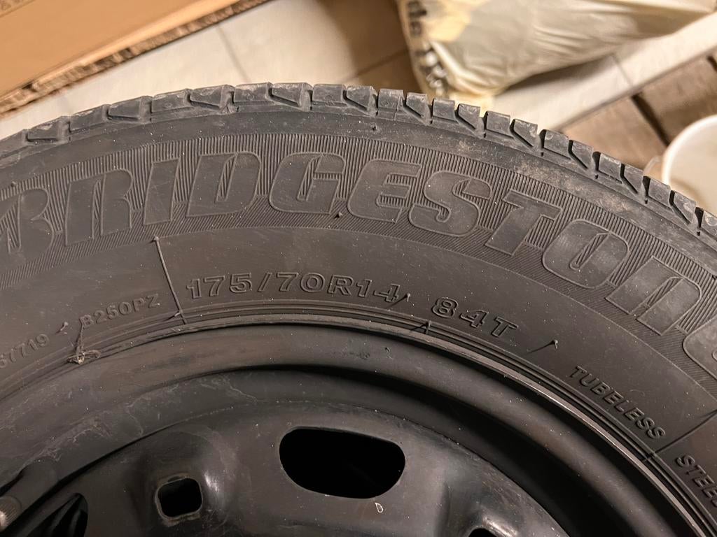 4 jantes + pneus été 175/70R14 Seat Ibiza, Enlèvement, Utilisé