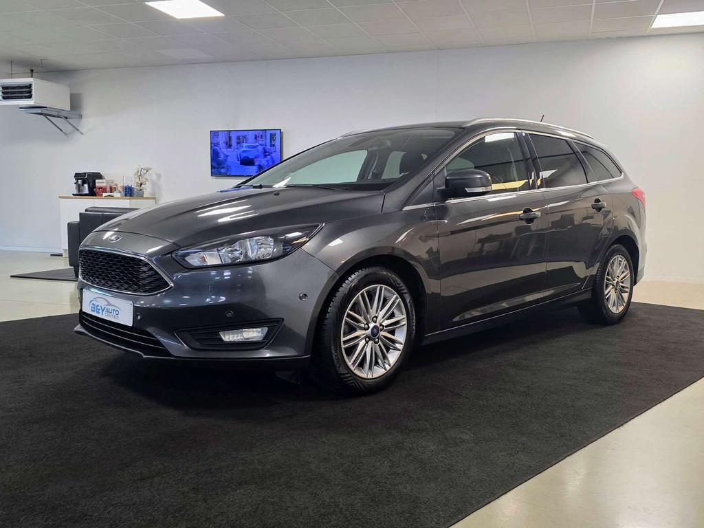 Ford Focus Focus 1.0 EcoBoost SYNC Edition (bj 2017), Gebruikt, 5 deurs, 3 cilinders, Zilver of Grijs