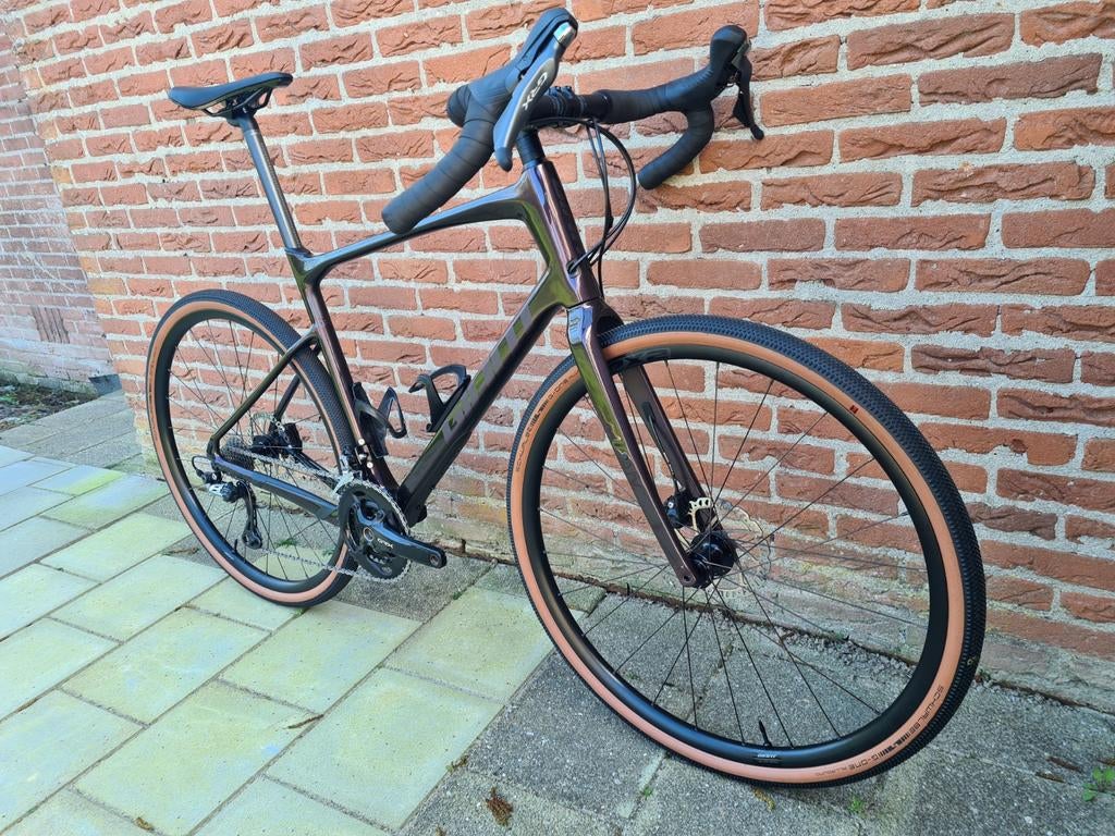 Gravelbike Giant Revolt Advanced 2 2021 Carbon mt XL GRX810, Ophalen, Zo goed als nieuw, Overige typen