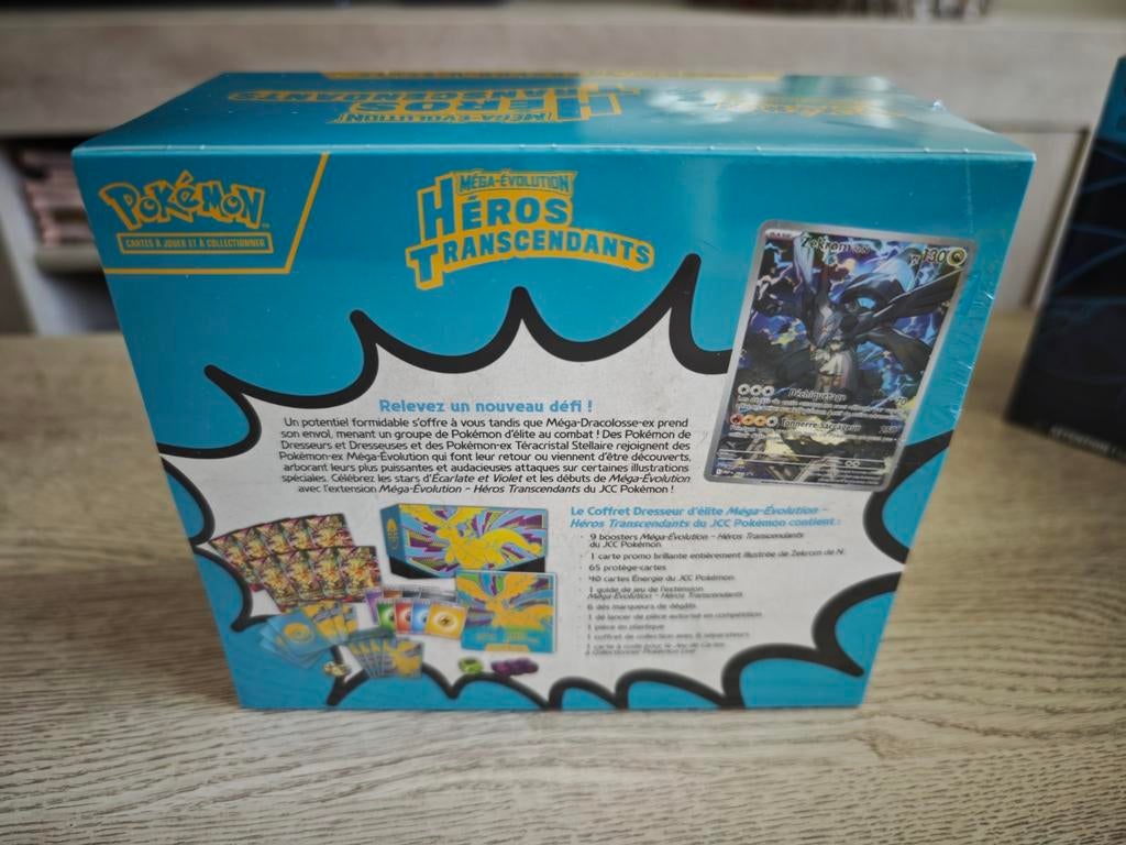 ETB coffret Dresseur d'élite ME2.5 héros Transcendants, Hobby & Loisirs créatifs, Enlèvement