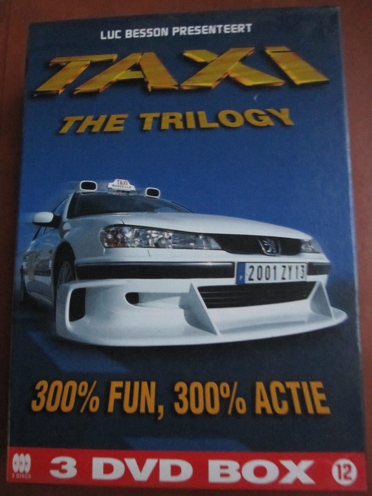 Taxi - The Trilogy (3 disc), Cd's en Dvd's, Boxset, Actie, Ophalen of Verzenden, Zo goed als nieuw
