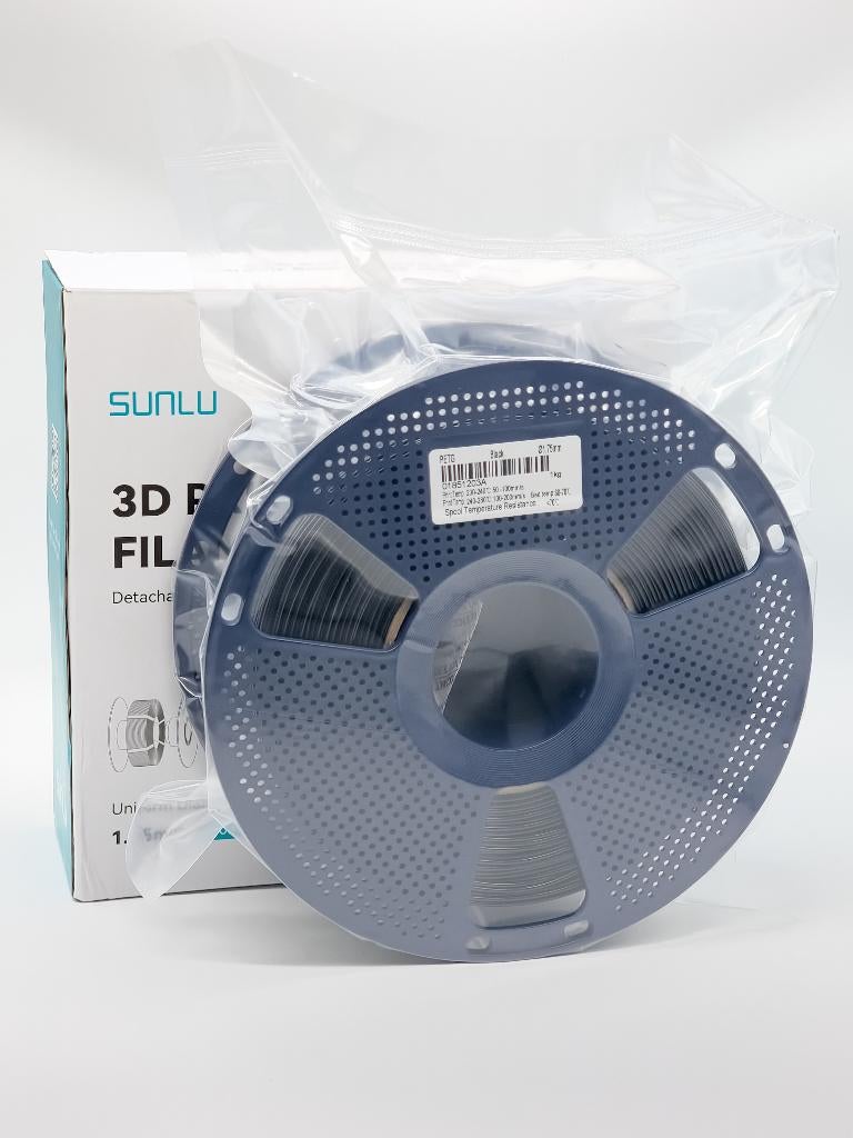 SUNLU PETG Black 1kg 1.75mm with Spool – New, Sealed, Computers en Software, Ophalen of Verzenden, Nieuw