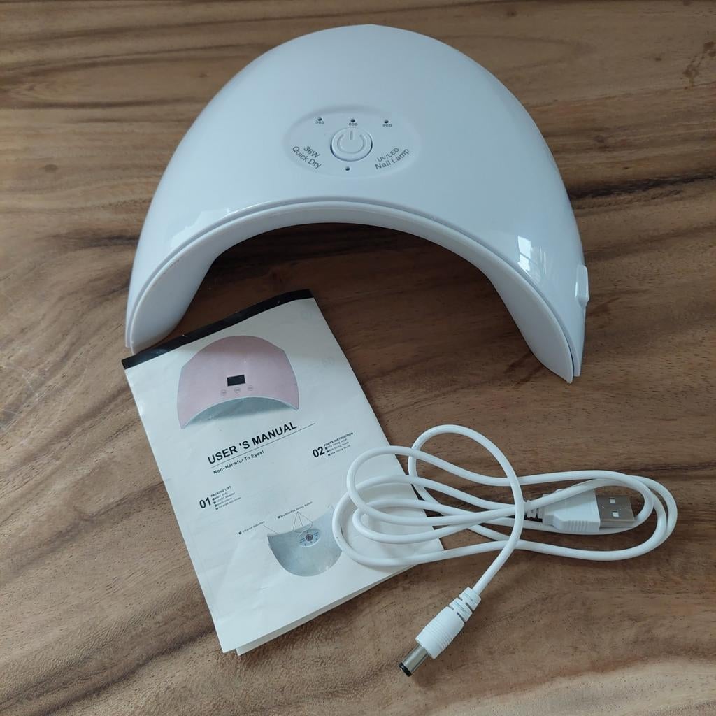 Lampe à ongles pour vernis à ongles en gel et ongles en gel,, Enlèvement ou Envoi, Comme neuf, Soin des mains et des pieds