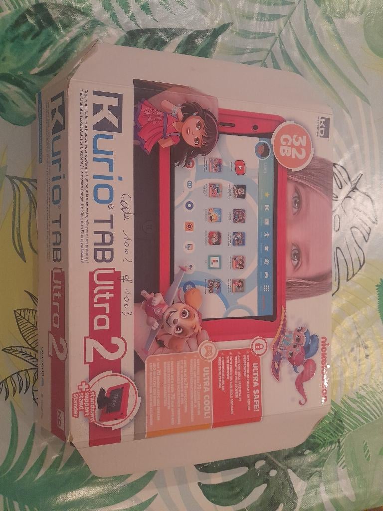 Kurio TAB Ultra 2 Nickelodeon Rose, Enlèvement, Utilisé, Wi-Fi, 32 GB