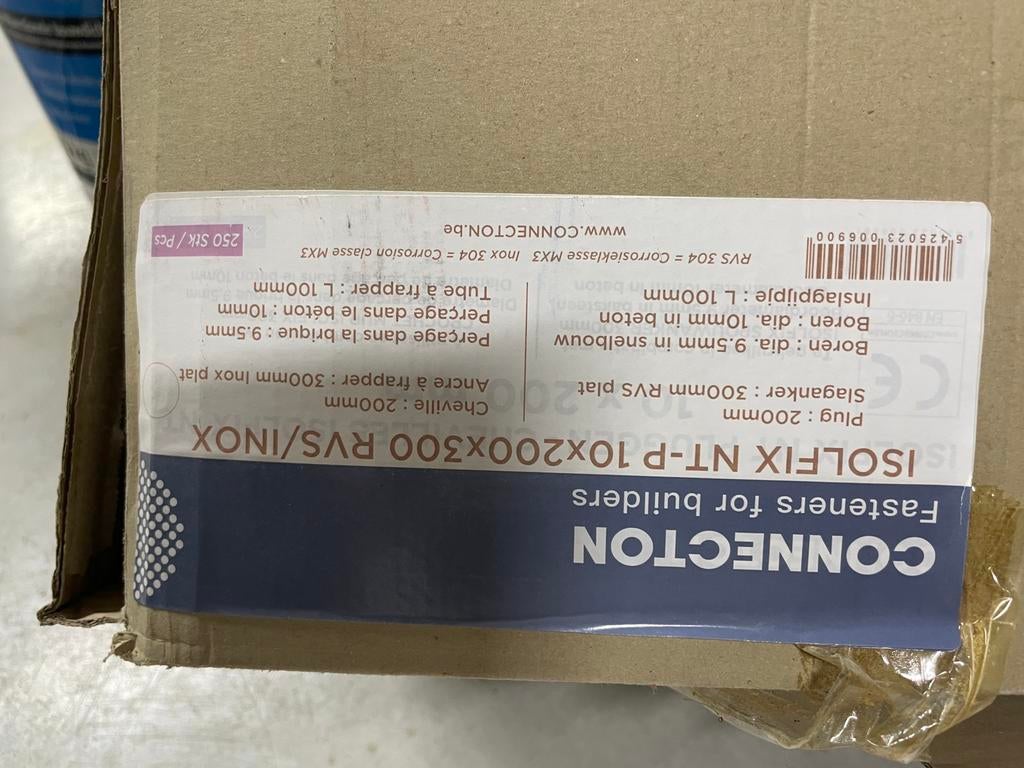 Isolfix  nt p 10x200x300, Ophalen, Nieuw, Pluggen, Inox