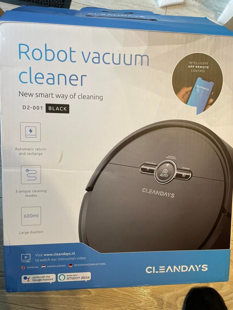 Robot vacuüm cleaner, Ophalen of Verzenden, Zo goed als nieuw
