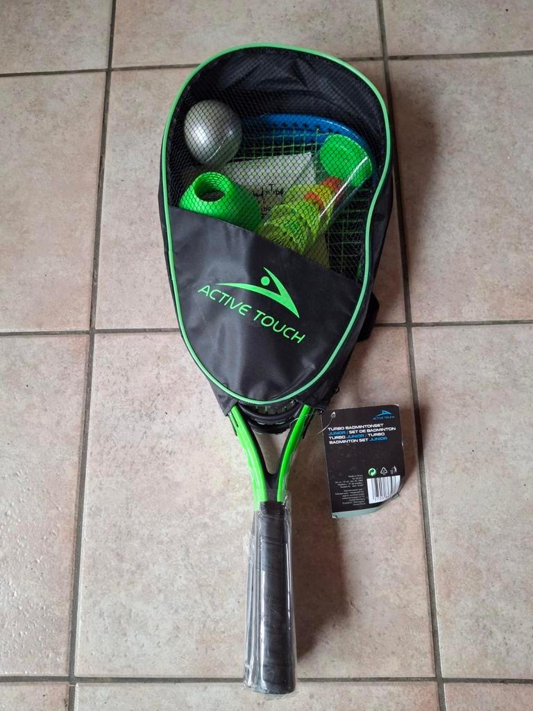 Badminton set met toebehoren, Sport en Fitness, Tennis, Nieuw, L0, Racket, Ophalen
