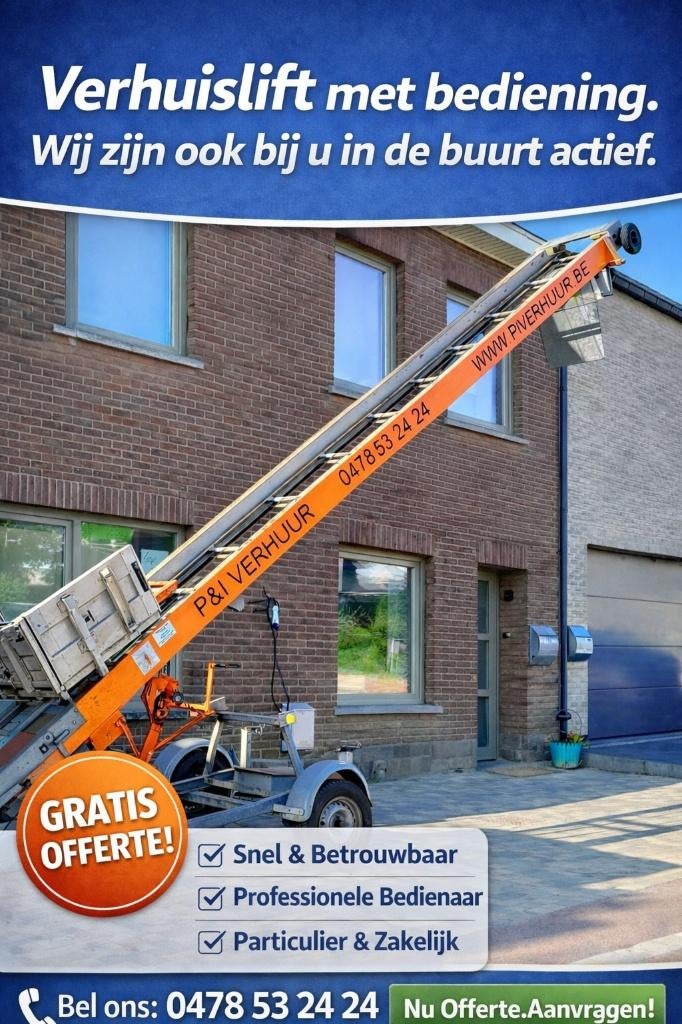 Verhuislift huren in Scherpenheuvel en omliggende gemeenten?, Ophalen, Nieuw
