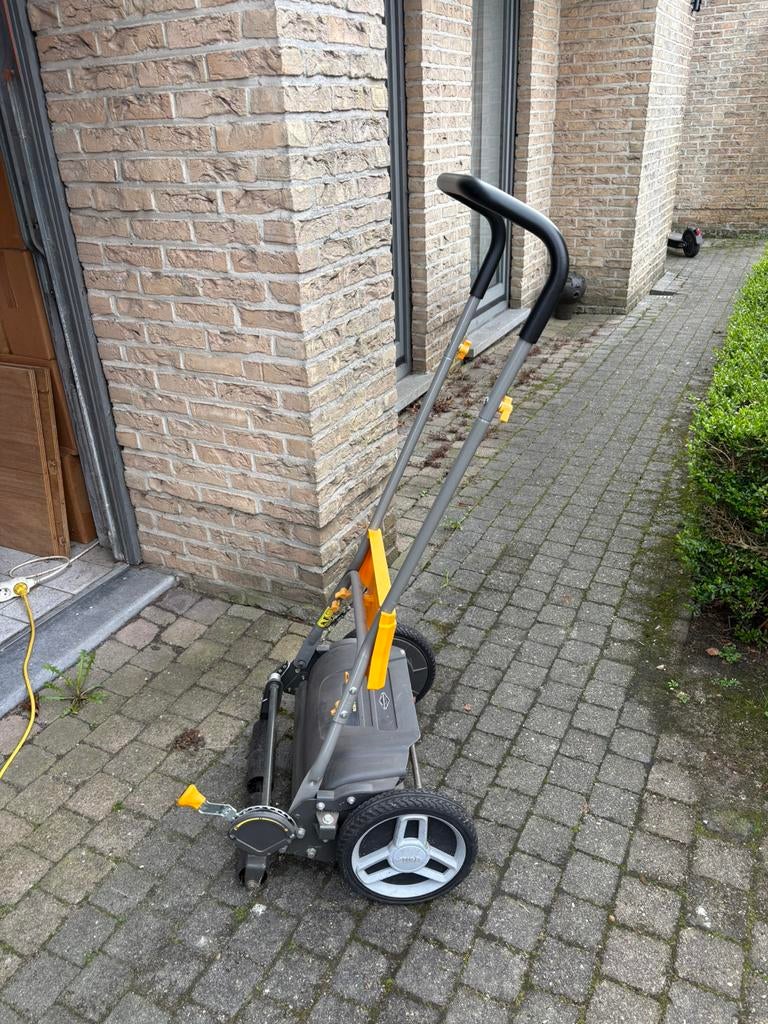 Stiga SCM 440 FS handgrasmaaier, Tuin en Terras, Ophalen, Zo goed als nieuw, Handgrasmaaier