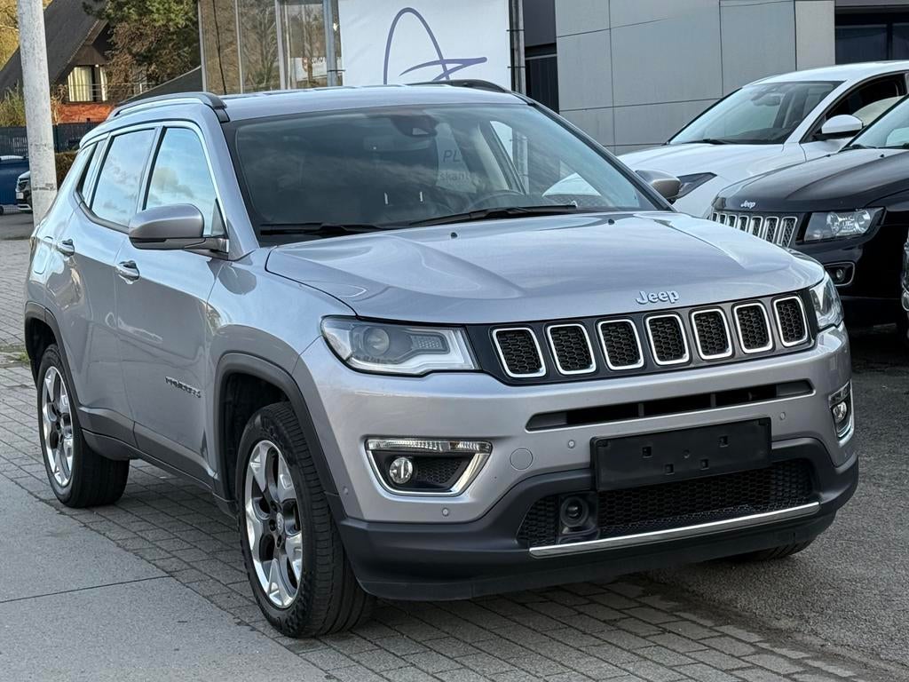 Jeep Compass 1.4i Automatique 4x4 2019 12Mois Garantie, Autos, Jeep, Cuir, Argent ou Gris, Achat, 174 g/km