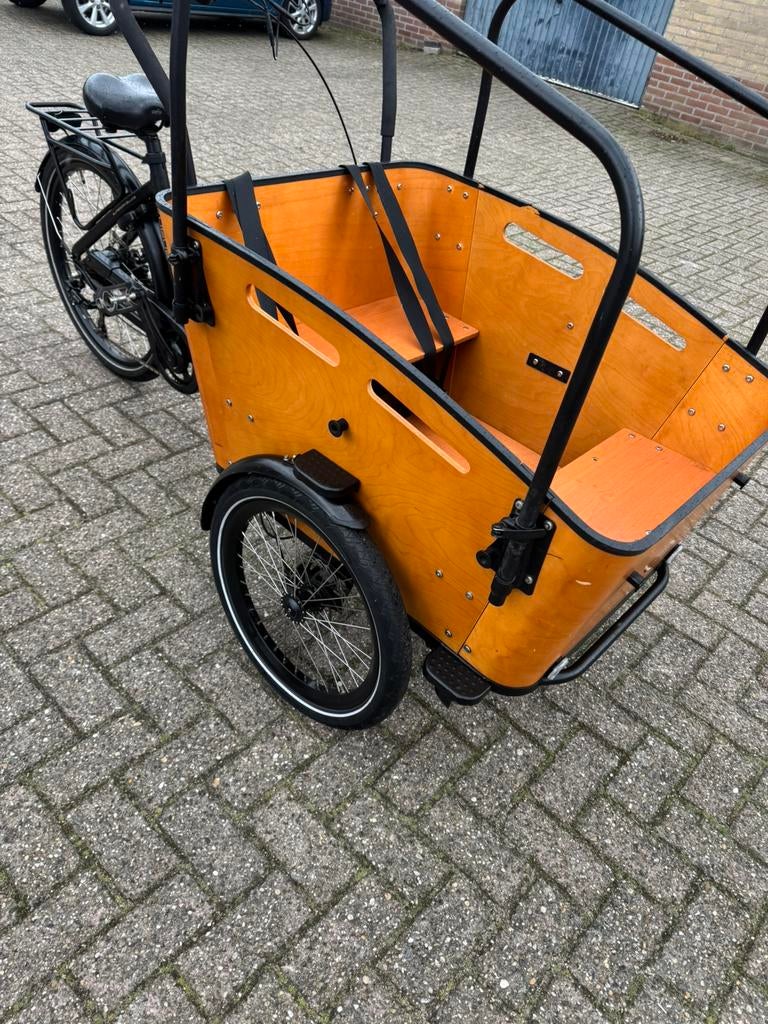 ️Vogue Superior Deluxe elektrische bakfiets, in nieuwstaat!, Fietsen en Brommers, Ophalen, Zo goed als nieuw, Huif