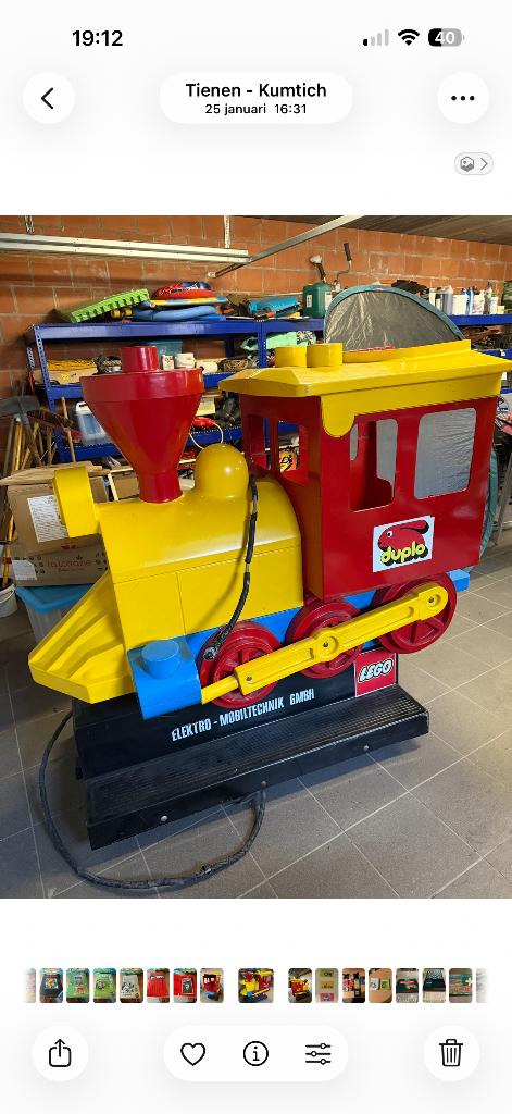 Lego duplo trein coin operated kiddie ride GmBh, Games en Spelcomputers, Games | Overige, Ophalen, Muziek, Gebruikt, 2 spelers