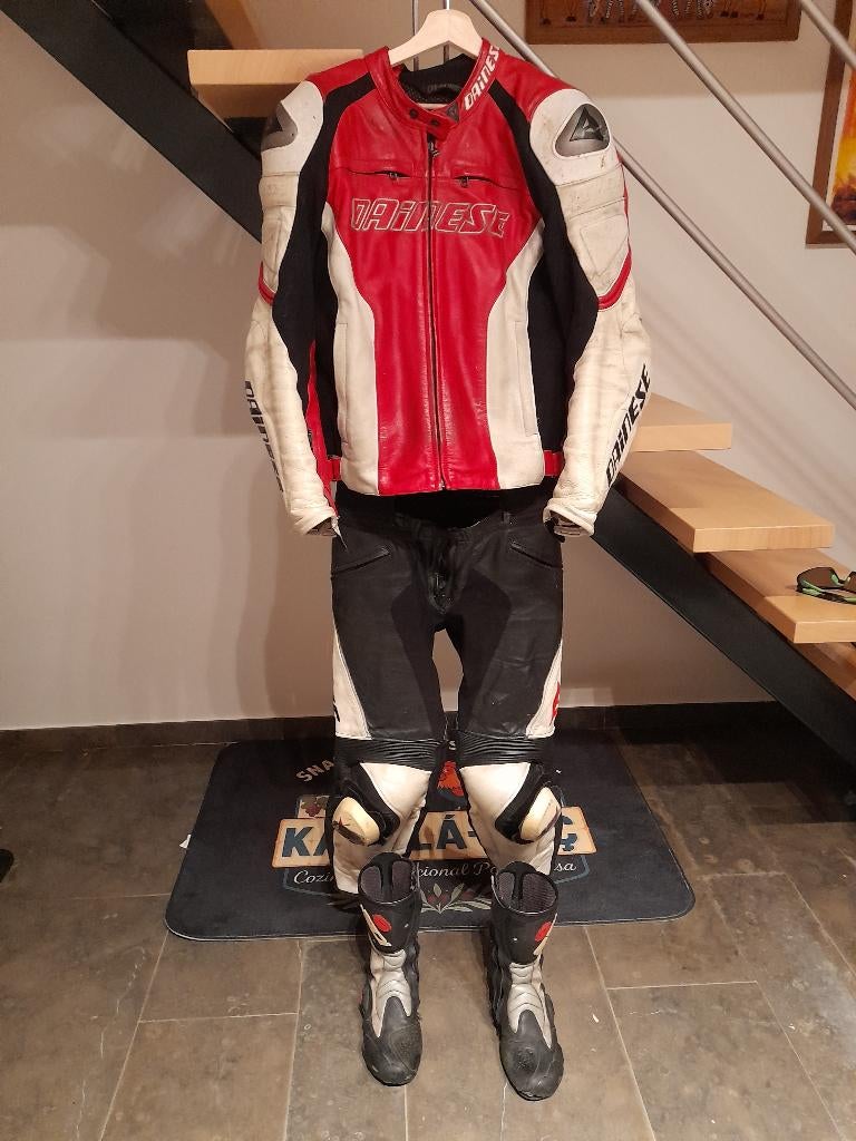 Dainese 2 delig motopak, Motoren, Kleding | Motorkleding, Ophalen, Tweedehands, Laarzen, Dainese