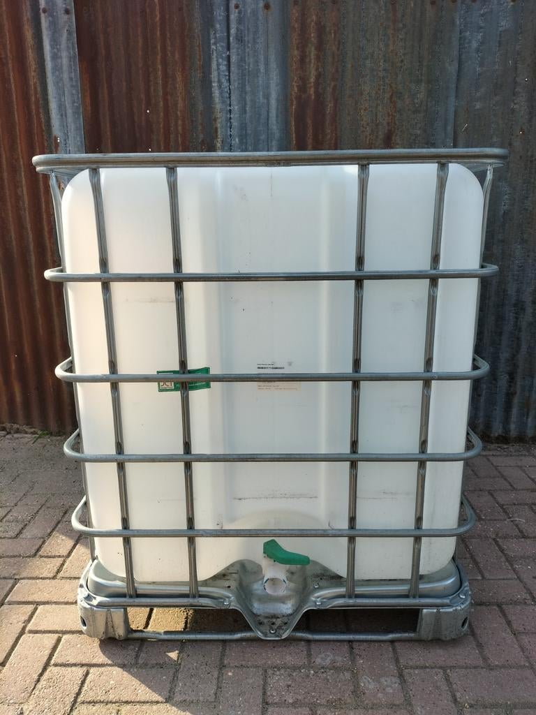 IBC container tank regenton watertank regenwater waterbuffer, Tuin en Terras, Ophalen