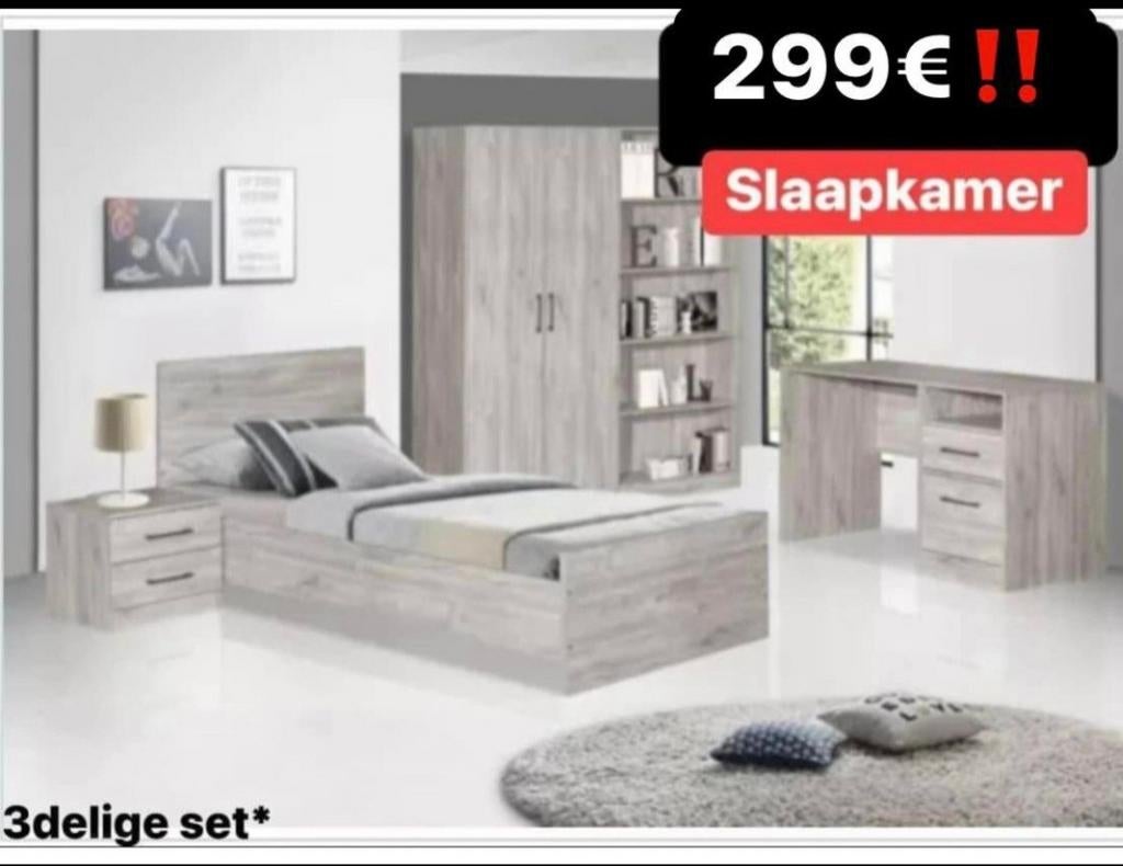 Slaapkamer set 299 €, Immo, Appartementen en Studio's te huur