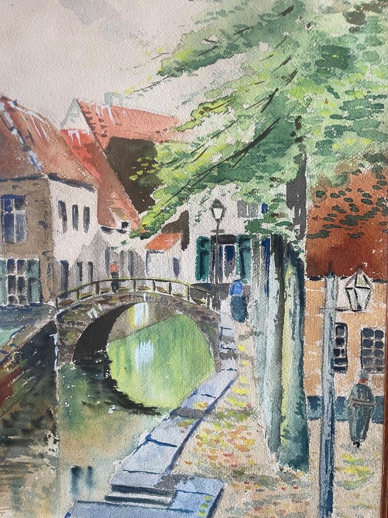 Burniaux - Stadszicht in Brugge, Enlèvement ou Envoi