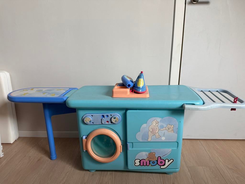 Speelgoed wasmachine en strijkplank van Smoby, Ophalen, Gebruikt