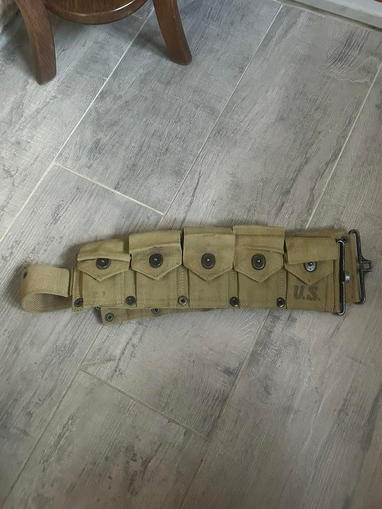 Garand riem uit de ww2 US, Verzamelen, Ophalen of Verzenden