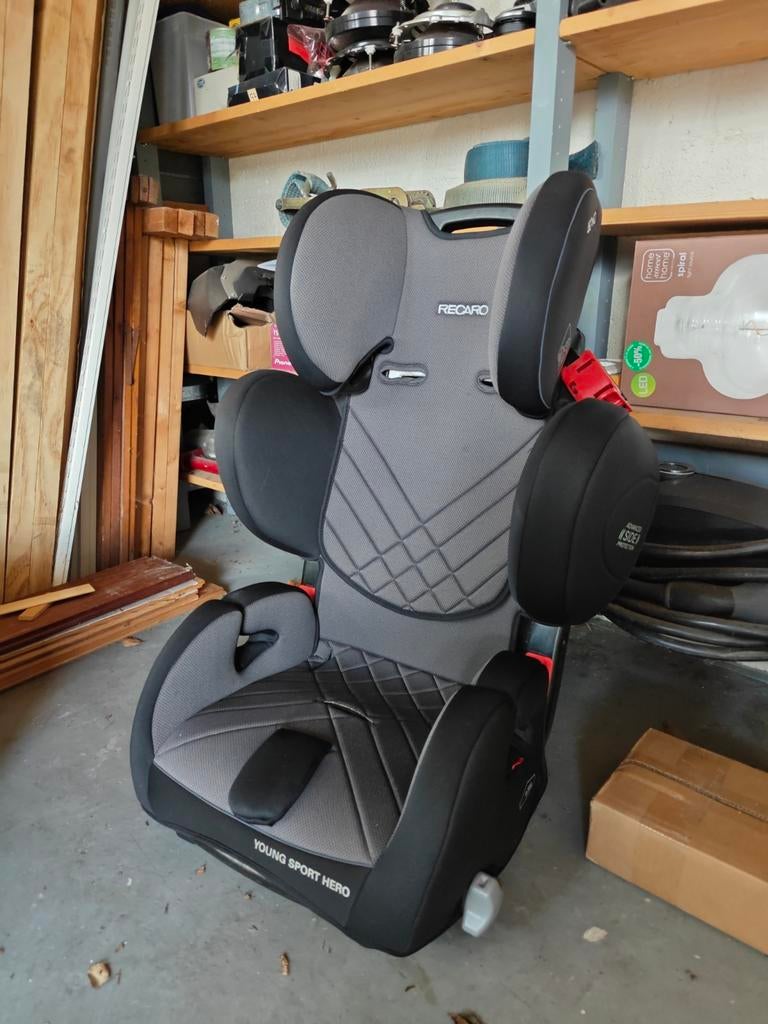 Recaro Young sport hero prime mat black, Kinderen en Baby's, Autostoeltjes, Ophalen, Autogordel