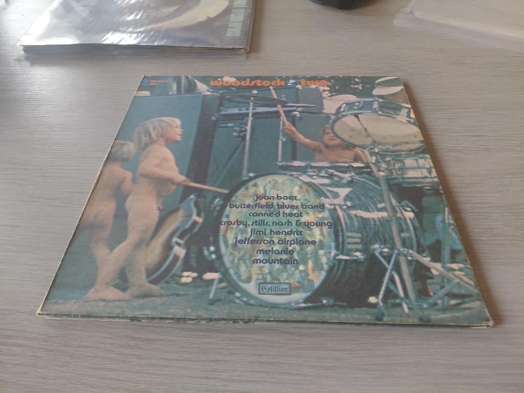 Ancien 33 tours de woodstock, CD & DVD, Enlèvement ou Envoi