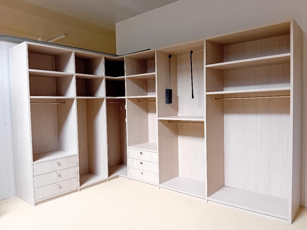 Dressing kleerkast - open dressing hoek, Huis en Inrichting, Kasten | Kleerkasten, Ophalen of Verzenden, Zo goed als nieuw, 200 cm of meer