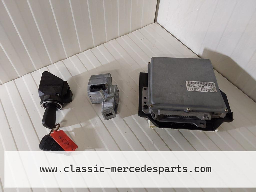 Contactslot set met ECU Mercedes E-klasse W210 E300 Turbodie, Autos : Pièces & Accessoires, Électronique & Câbles, Utilisé, Enlèvement ou Envoi