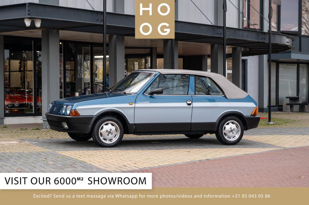 Fiat Ritmo Super Cabrio 100S (bj 1985), 4 zetels, Cabriolet, Blauw, Bedrijf
