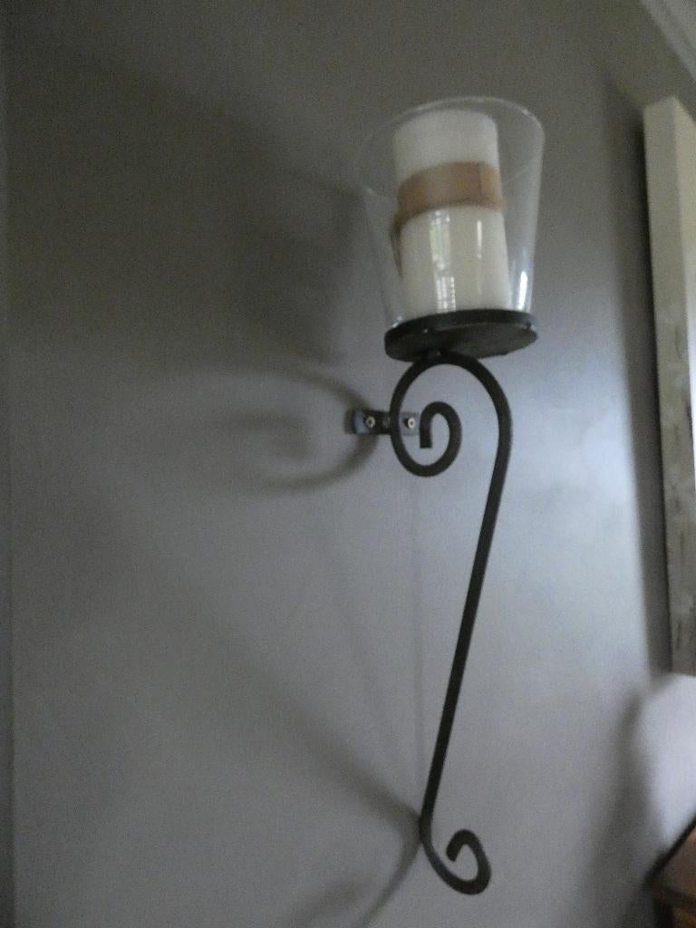 Wanddecoratie kaarsenhouder, Huis en Inrichting, Woonaccessoires | Kandelaars en Kaarsen, Ophalen of Verzenden, Zo goed als nieuw